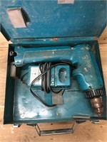 VINTAGE Makita Metal Tool Box with Drill