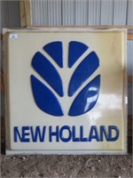 NEW HOLLAND PLASTIC SIGN - 69 1/2" X 72"
