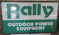RALLY OUTDOOR POWER EQUIPMENT D/S SIGN - 60" X 36"