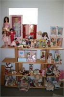 Shelf of Dolls & Miscellaneous