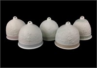 (5) Lladro Porcelain Bells