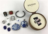 Fashion Jewelry, Balmain Lighter, Some Sterling