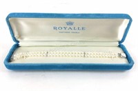 Vintage 1950s Royalle Double Strand Pearl Bracelet