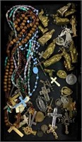 Christian Religious Rosaries, Charms, Figurines