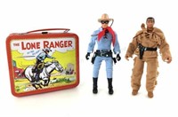Lone Ranger & Tonto Lunch Box & Action Figures