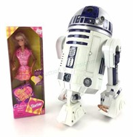 Vintage Star Wars R2-d2 Electronic Toy & Barbie