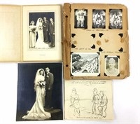 Vintage Photos W/ Ww2 Navy, Sailors, Weddings