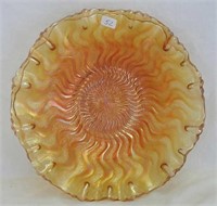 M'burg Zig Zag 3 in 1 edge bowl - marigold