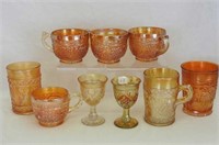 Lot of wines, punch cups, tumblers & mugs