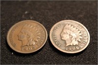 1905 and 1906 Indian Head Cent Coins