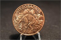 Stegosaurus .999 1oz Copper Round Limited Edition
