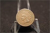 1884 Indian Head Cent Full Liberty Scarce Date