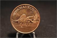 Spinosaurus .999 1oz Copper Round Limited Edition