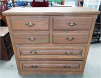 Solid Wood 6 Drawer Chest
