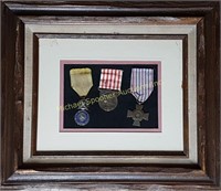 THREE FRENCH MILITARY MEDALS - ONE 1870 + TWO WWII