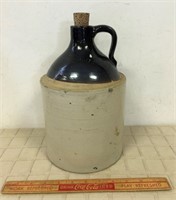 ANTIQUE TWO TONED WHISKEY JUG