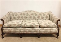 CLAW FOOTED COUCH- COMFY & SOLID