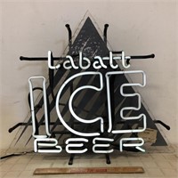 LABATT BEER NEON SIGN- WORKING