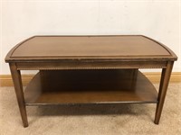 COFFEE TABLE WITH BEADED STYLE TRIM