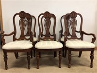 ORNATE DINING CHAIRS (6)- CLEAN