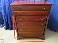 willett solid cherry 6-drawer chest