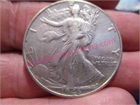 1946 walking liberty silver half-dollar