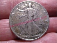 1944 walking liberty silver half-dollar