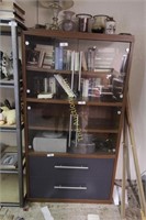 Library style curio - file - book cabinet