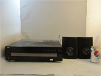 Lecteur CD JVC FZ158 et 2 haut-parleurs