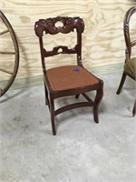 Antique Mahogany Carved Chair