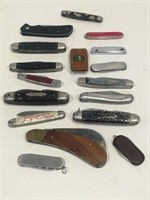 17 ASSORTED POCKET KNIVES