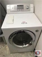 LG 4 cu. ft. front load washing machine energy