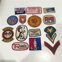 15 ASSORTED PATCHES