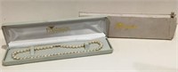 PEARL NECKLACE WITH 14KT GOLD CLASP
