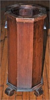 Vintage Mahogany Umbrella Stand