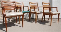 4 Midcentury Modern Statton Furniture Chairs