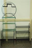 4 Mid-Century Metal Wire Stands