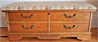 Lane Cedar Chest with Upholstered Bench Seat Top