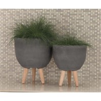 Fiber Wood Planters (3-Pack)