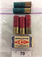 Vintage lot of misc fire cartridges.  Half a box
