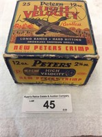 Vintage Peters High Velocity 12 gauge Rustless