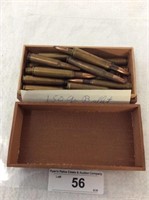 Vintage box of 150 Gr. fire cartridges. Roughly