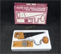 Vintage Hand Saw Drill & Plane Bar Accessories