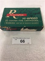 Vintage  Remington high-speed center fire