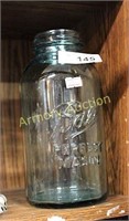 VINTAGE BALL CANNING JAR - SMALL CHIP