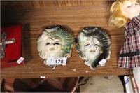 VINTAGE WALL MASK DECORATIONS