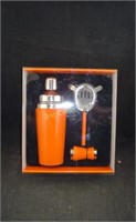 New Bartending Kit Orange Shaker Jigger Strainer