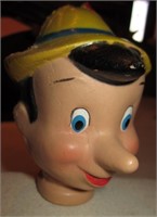 4" Vintage Disney Pinocchio Figure Head