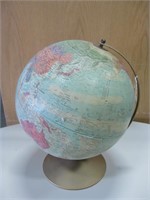 12"D Vintage Replogle Inc. World Nation Globe