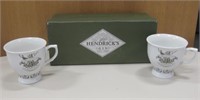Pair of Vintage Styled Hendrick's Gin Tea Cups